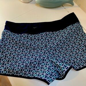 Tommy Bahama navy print swim shorts